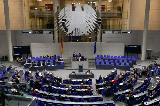 Überblick Bundestag Plenarsaal